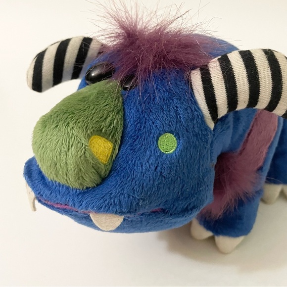 Ganz Webkinz Midnight Monster Stuffed Animal Plush Toy Ugly Ogre No Code - Picture 11 of 15